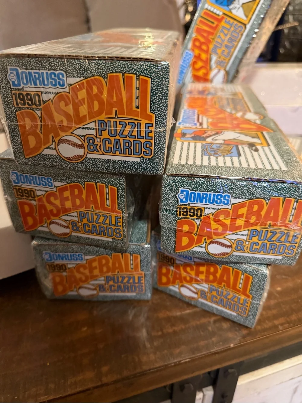 Vintage 90s DonRuss Baseball Puzzle & Cards - Factory Sealed